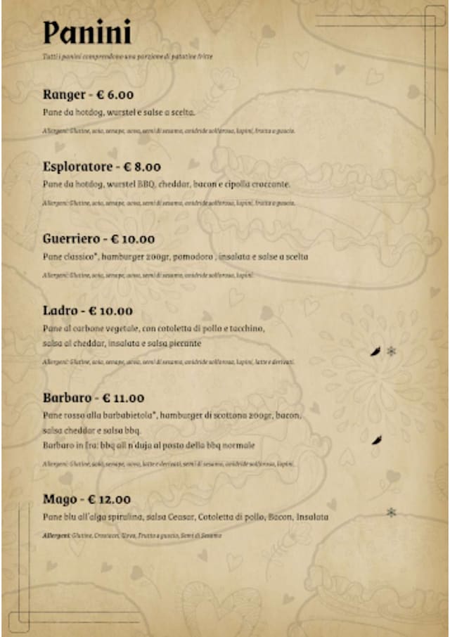 PDF Menu page 2