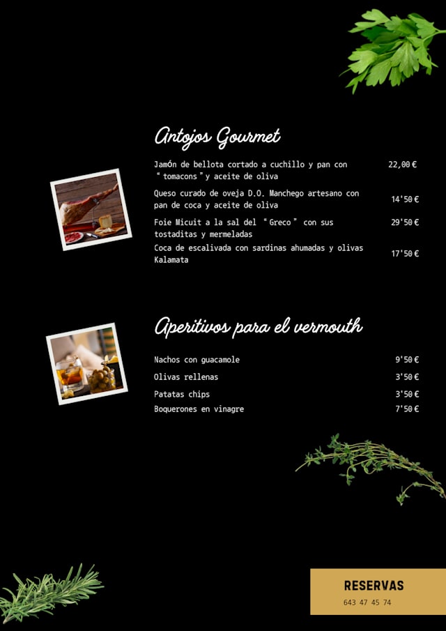 PDF Menu page 2