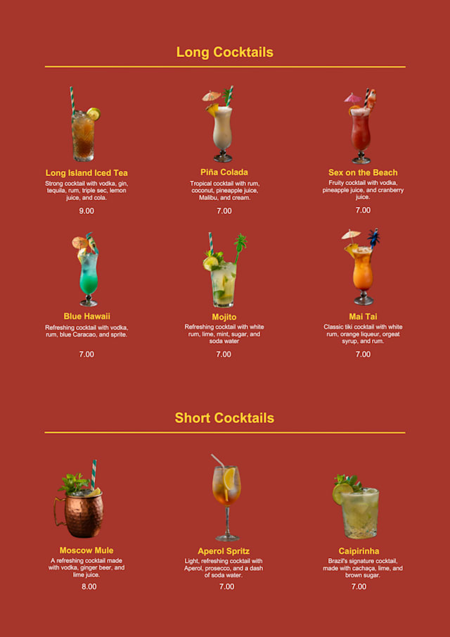 PDF Menu page 2