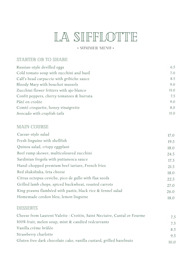 PDF Menu page 2