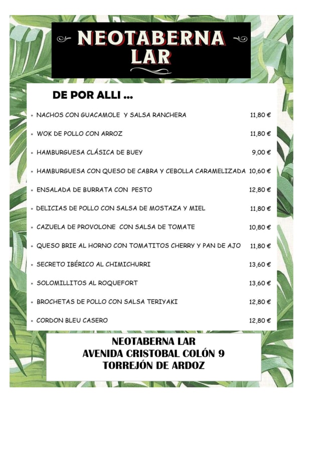 PDF Menu page 2