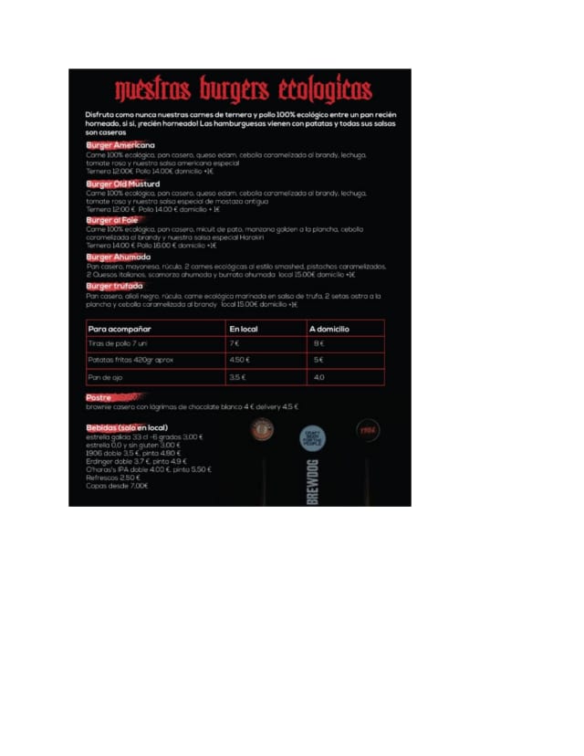 PDF Menu page 2