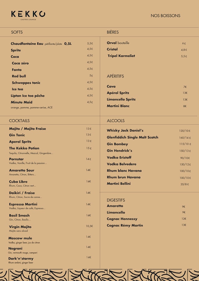 PDF Menu page 2
