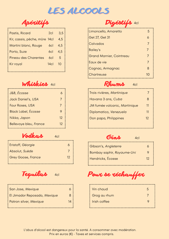 PDF Menu page 2