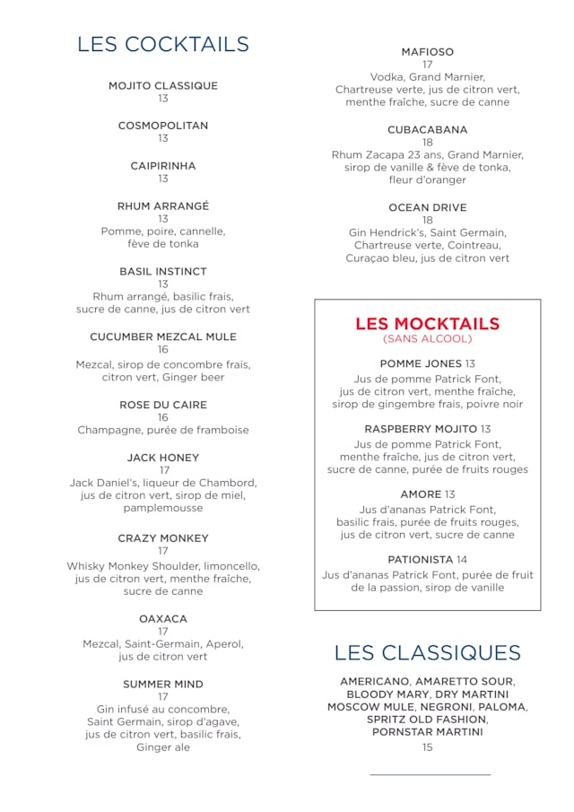 PDF Menu page 2