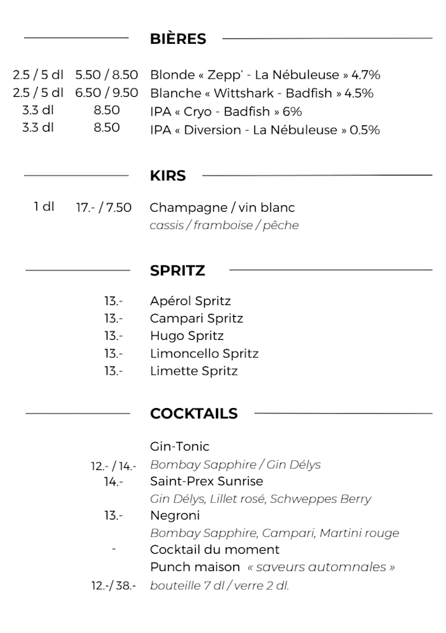 PDF Menu page 2