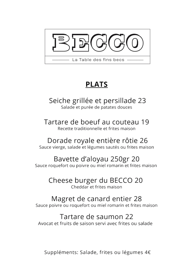 PDF Menu page 2