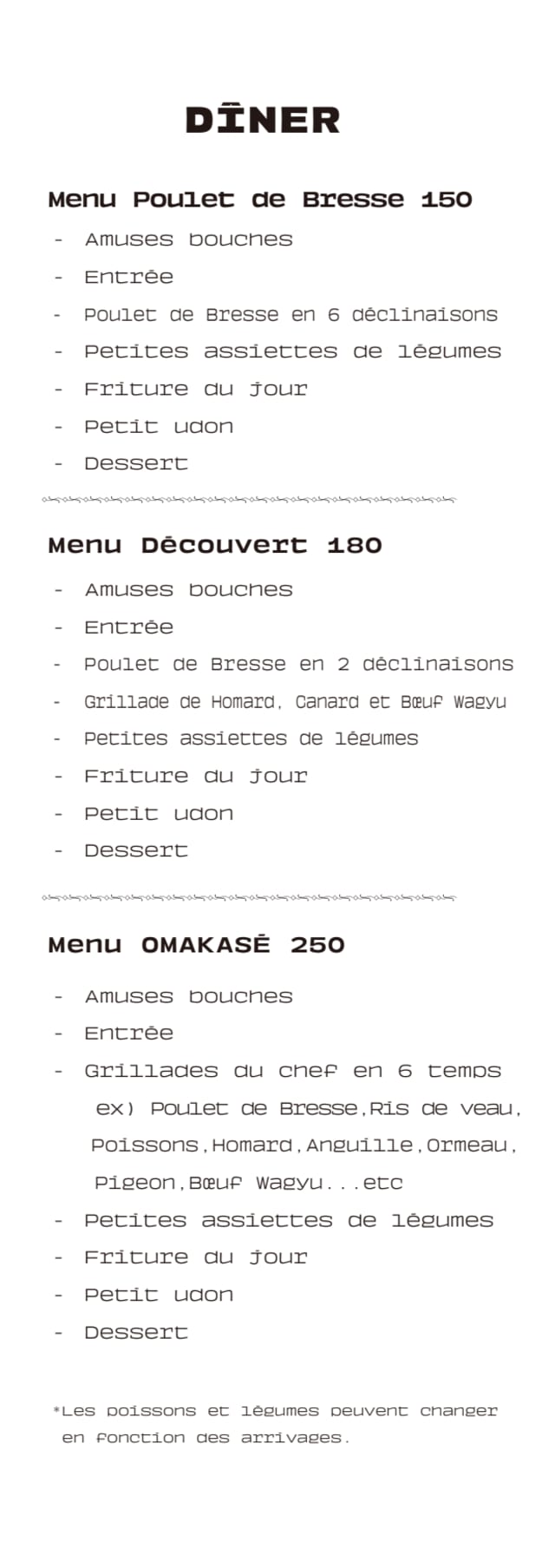 PDF Menu page 2
