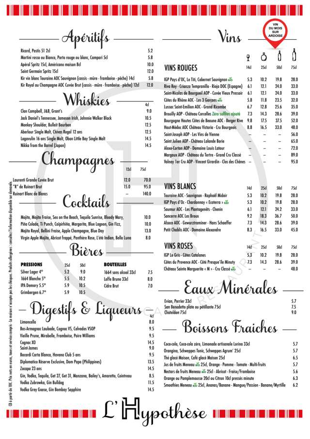 PDF Menu page 2