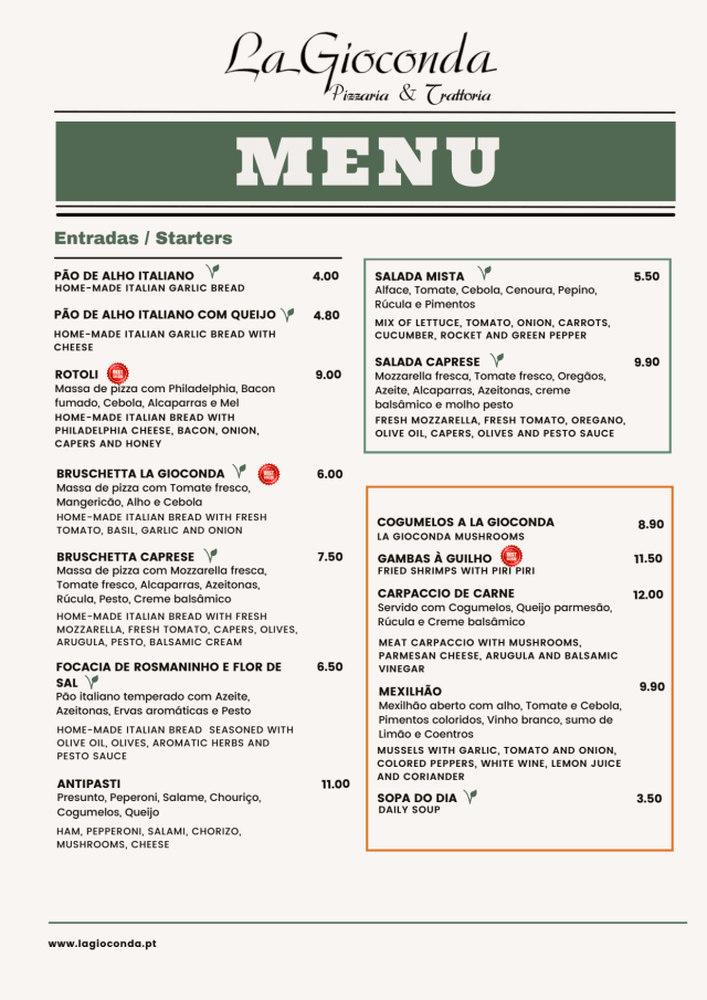 PDF Menu page 2
