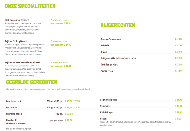 PDF Menu page 2