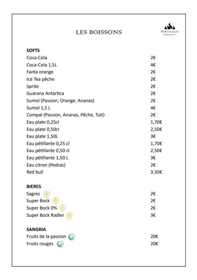 PDF Menu page 2