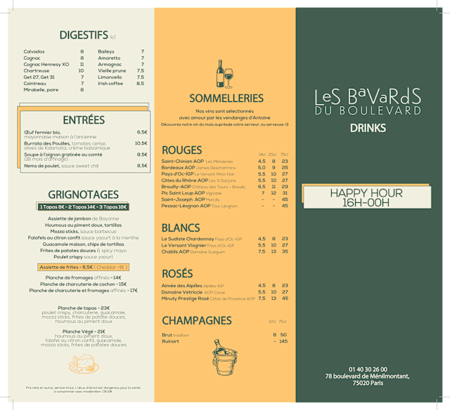 PDF Menu page 2