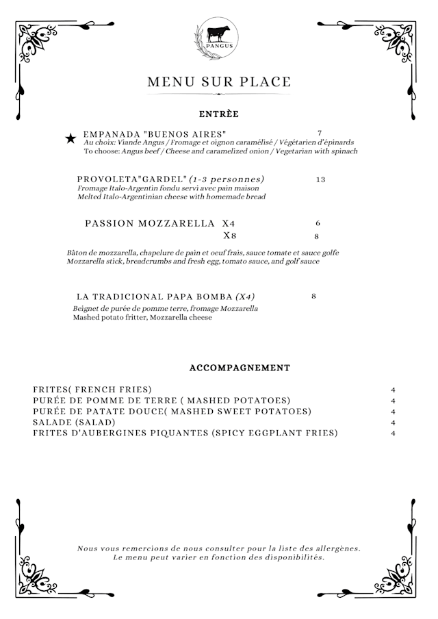 PDF Menu page 2