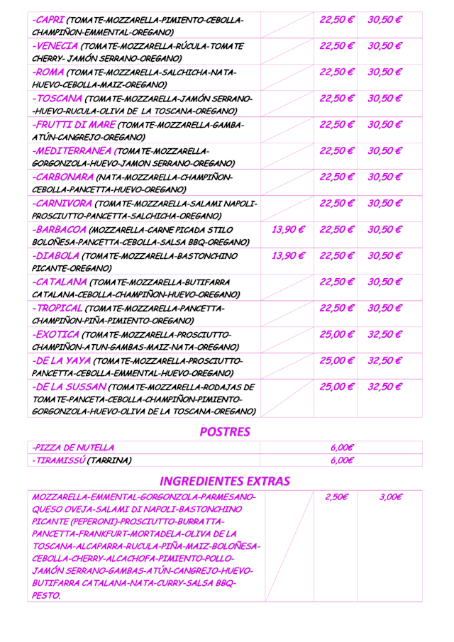 PDF Menu page 2