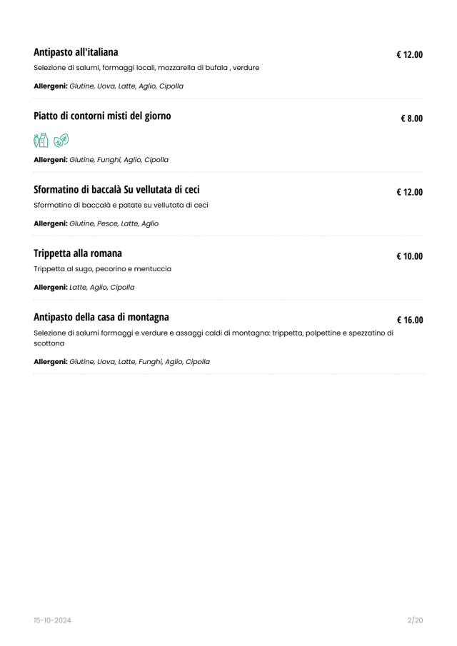 PDF Menu page 2