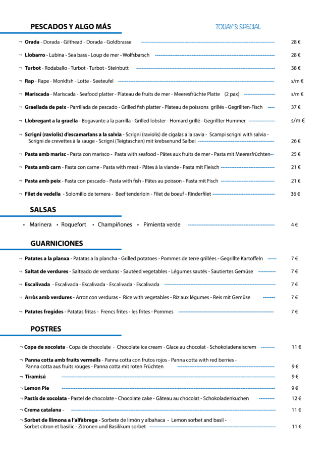 PDF Menu page 2