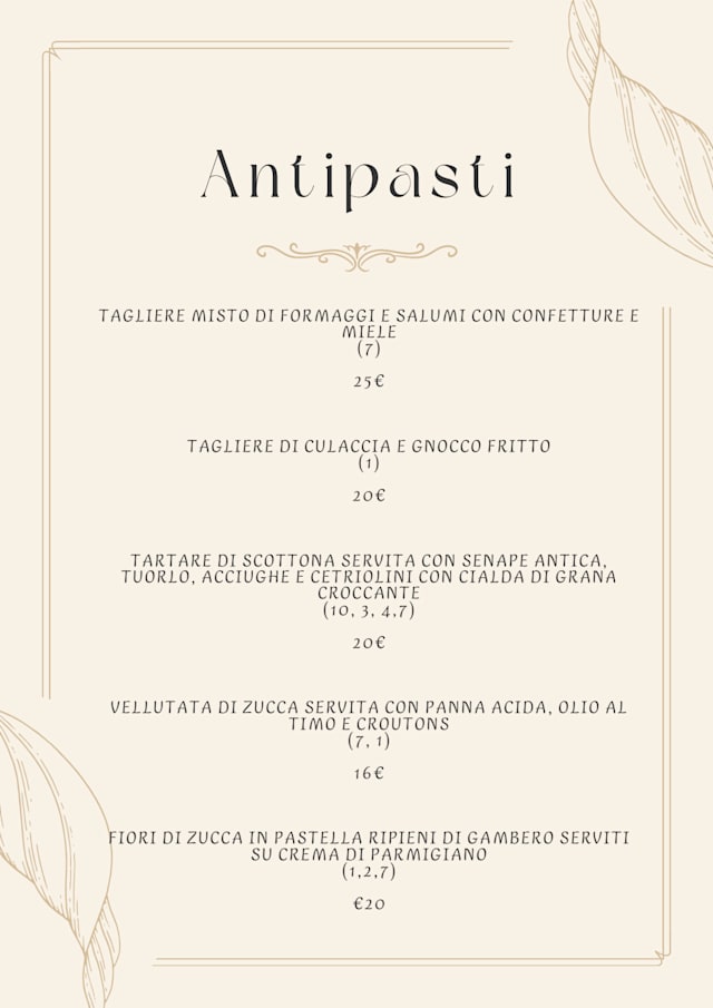 PDF Menu page 2