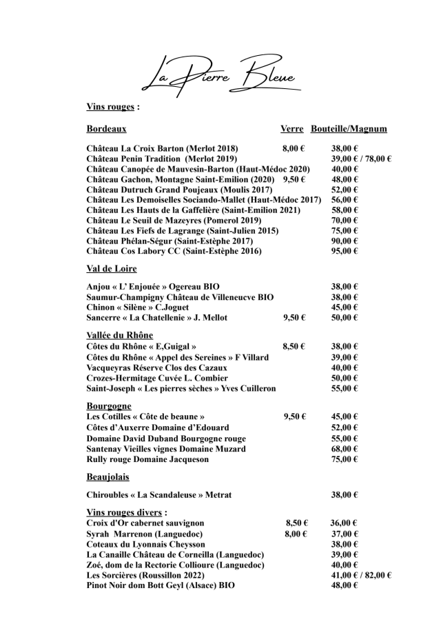 PDF Menu page 2