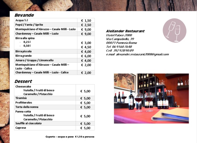 PDF Menu page 2