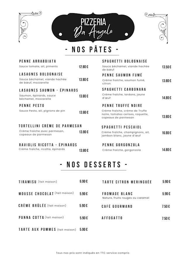 PDF Menu page 2