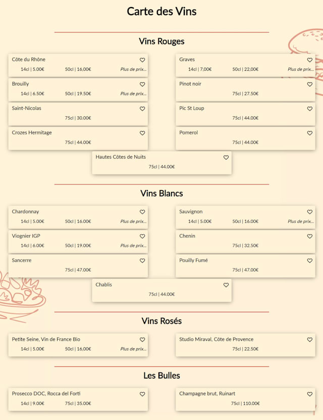 PDF Menu page 2
