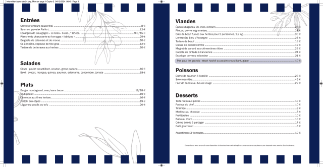 PDF Menu page 2
