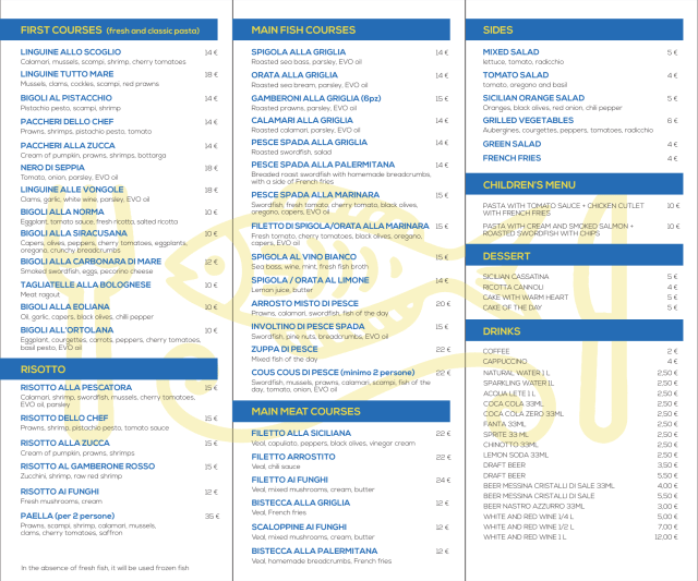 PDF Menu page 2