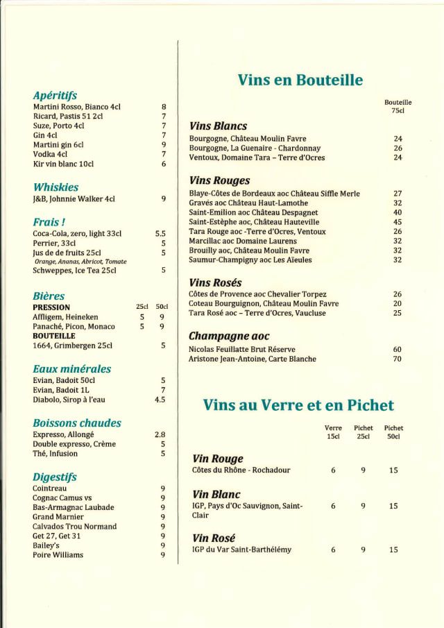 PDF Menu page 2