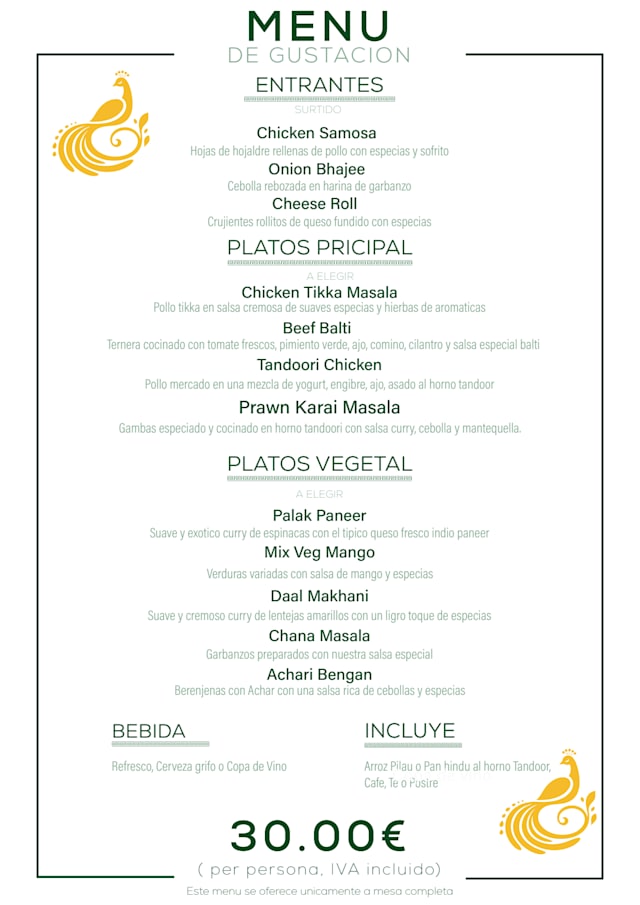 PDF Menu page 2