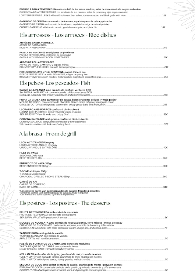 PDF Menu page 2