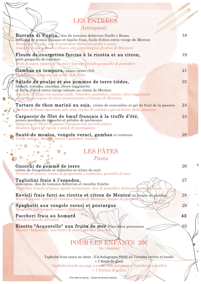 PDF Menu page 2