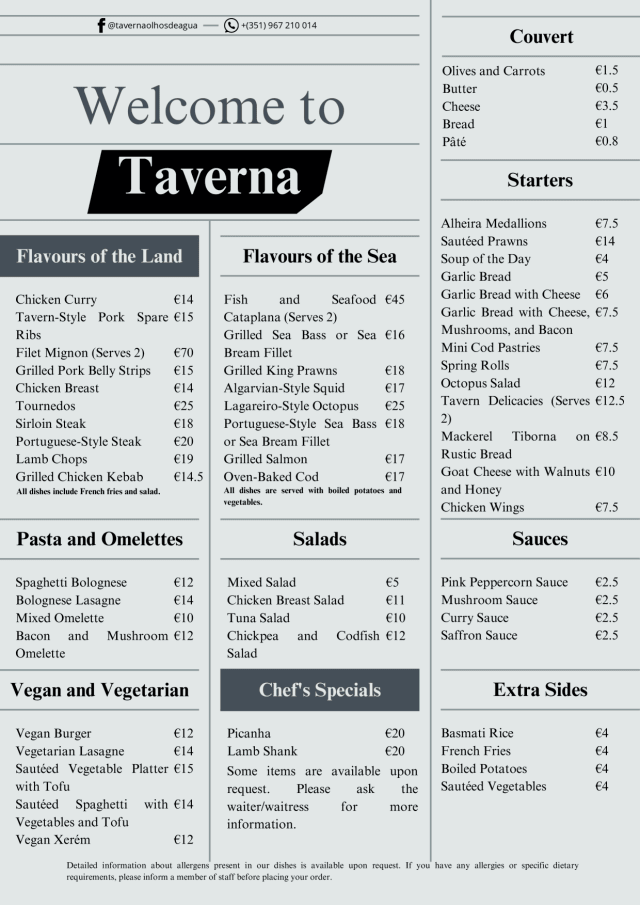 PDF Menu page 2