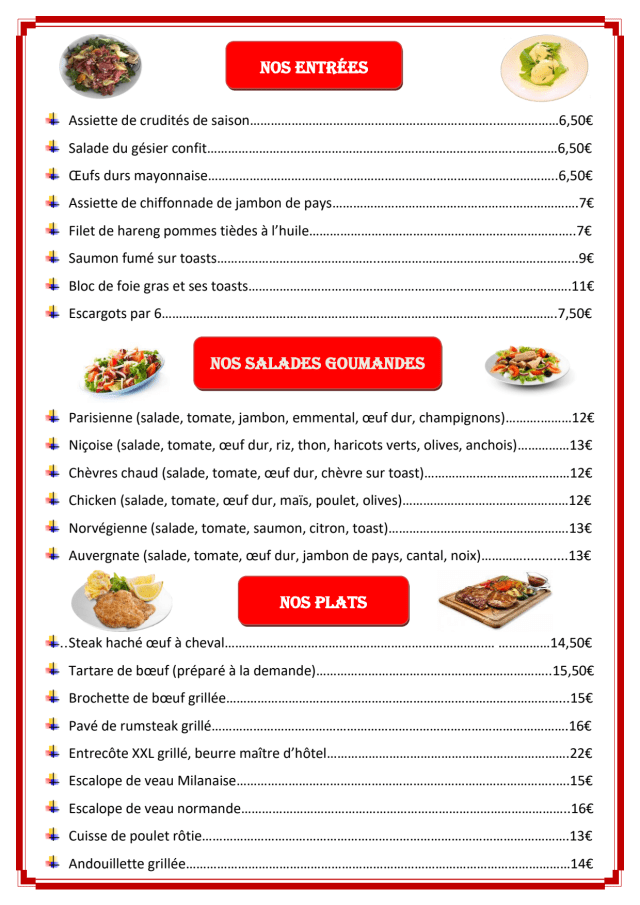 PDF Menu page 2