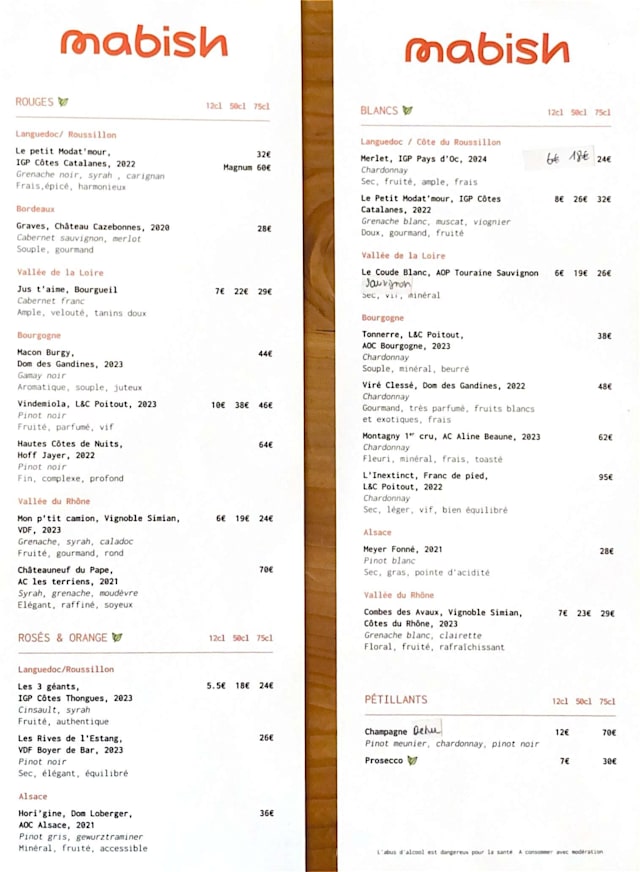 PDF Menu page 2