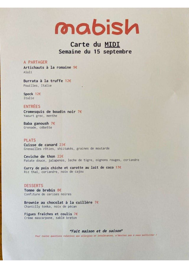 PDF Menu page 2