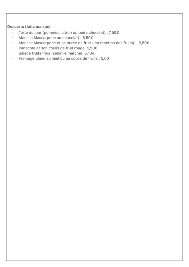 PDF Menu page 2