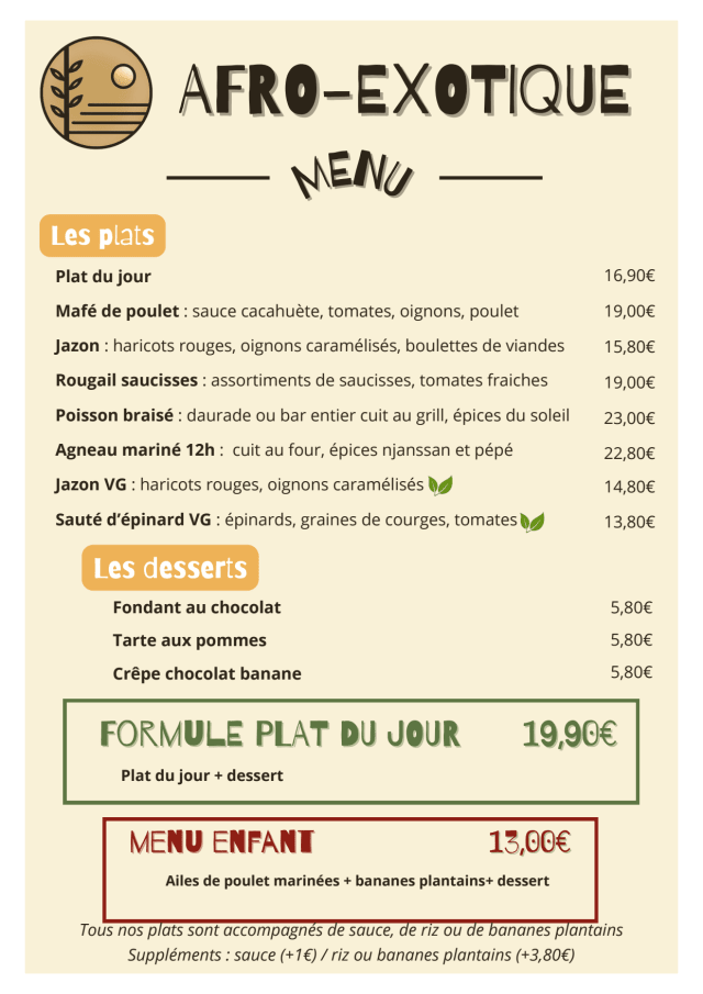 PDF Menu page 2