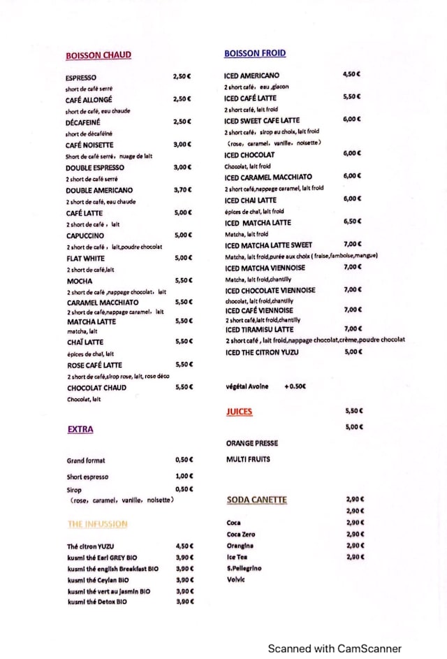 PDF Menu page 2