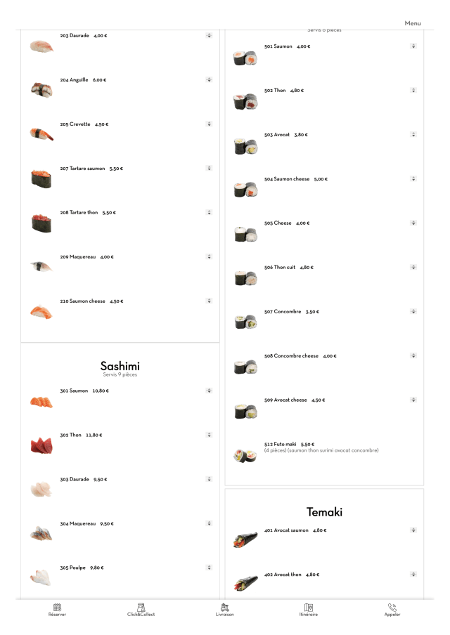 PDF Menu page 2