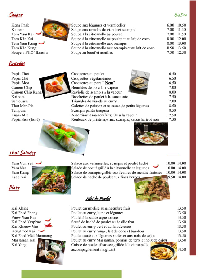 PDF Menu page 2