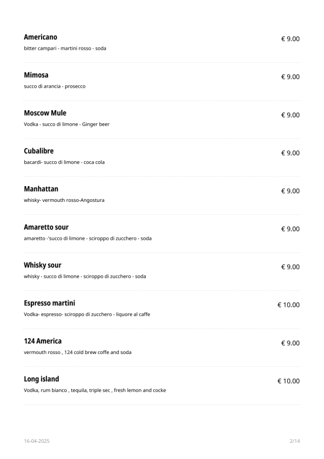 PDF Menu page 2