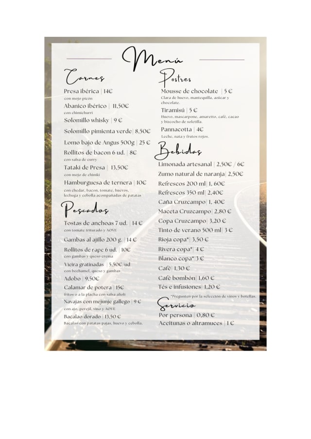 PDF Menu page 2