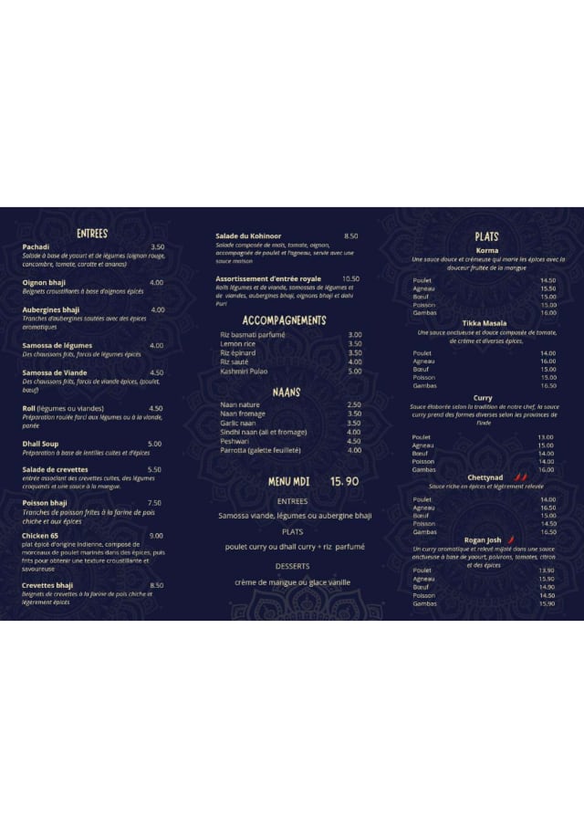 PDF Menu page 2