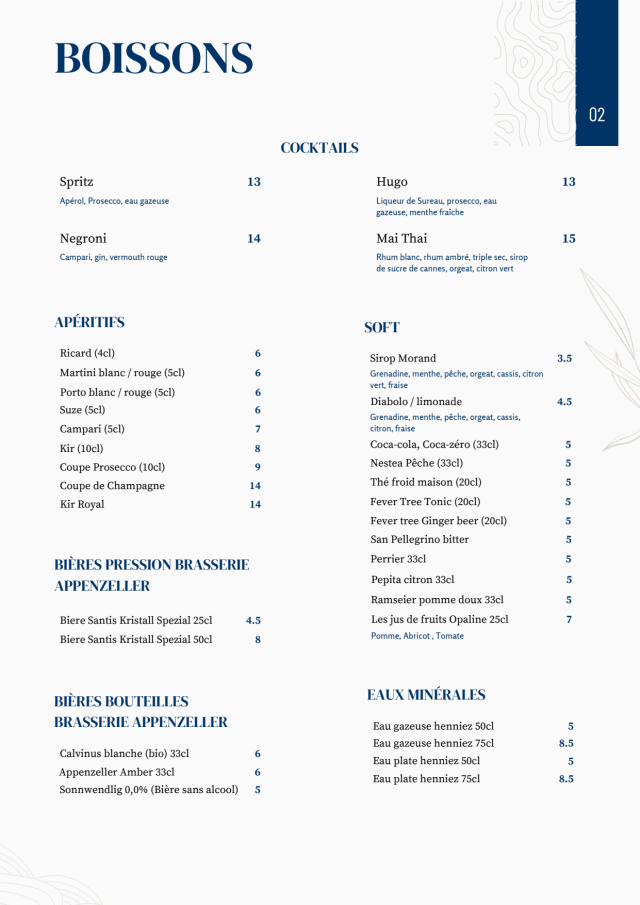 PDF Menu page 2