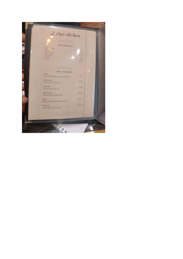 PDF Menu page 2