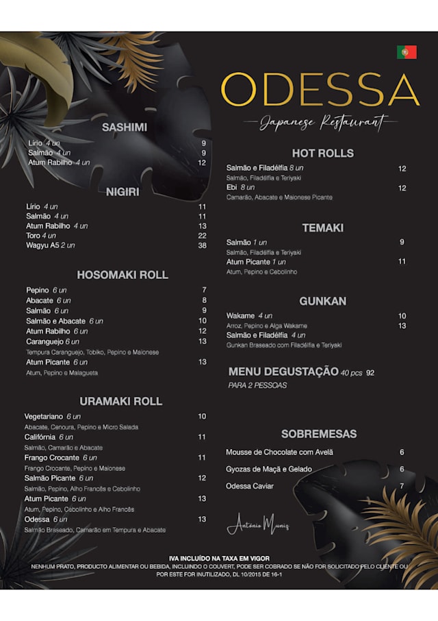 PDF Menu page 2