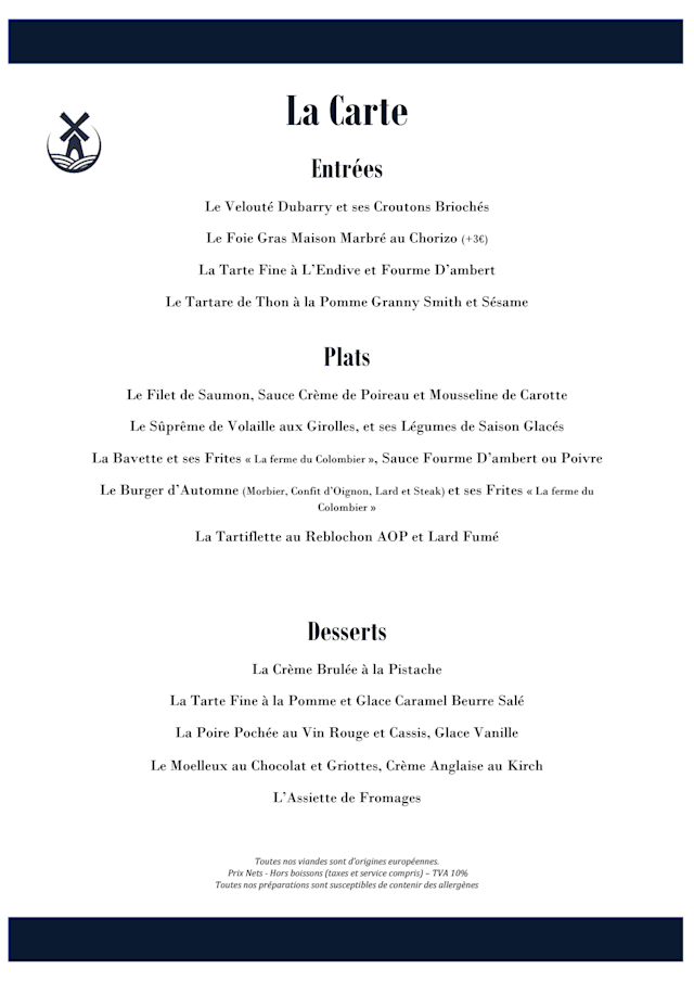 PDF Menu page 2