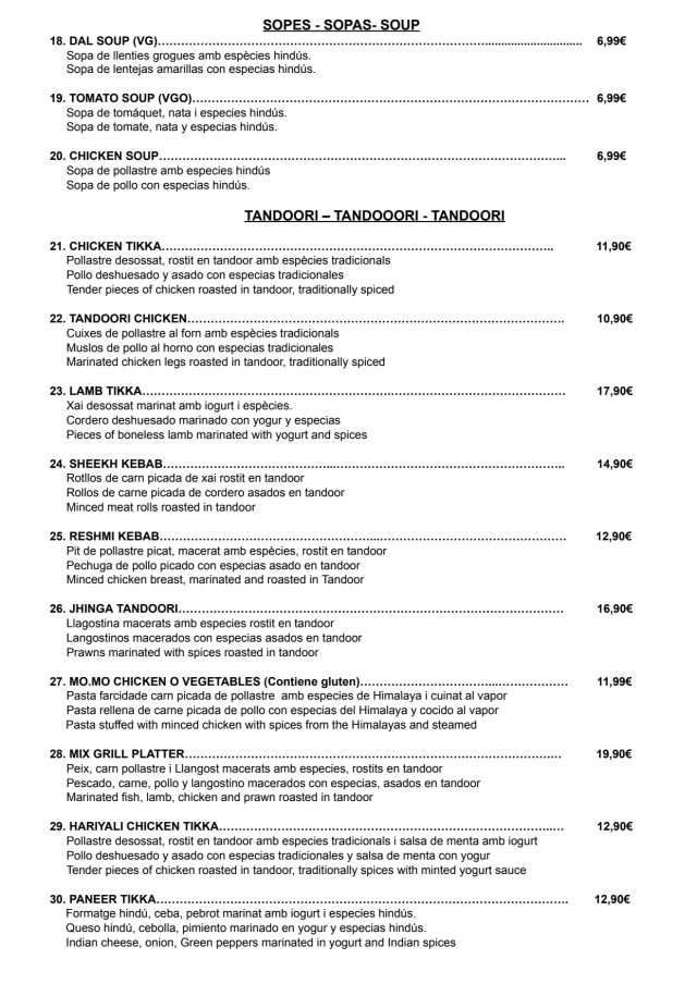 PDF Menu page 2