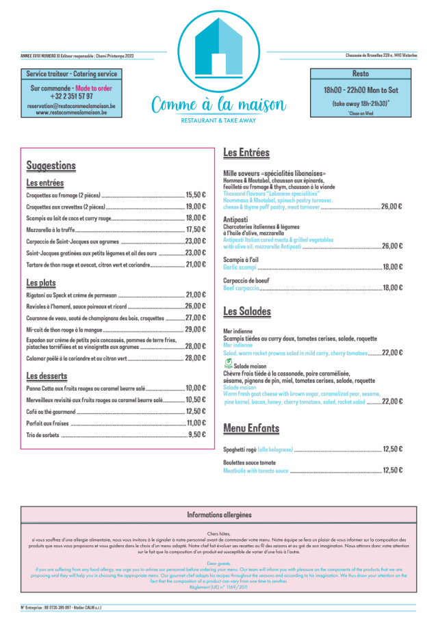 PDF Menu page 2